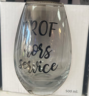 Verre à vin cadeau (prof hors....)