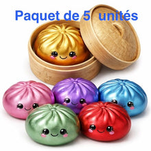 Charger l'image dans la galerie, Qualité Squishy Dumpling mystère Metalic (Paquet de 2 ou 4) Nouveautés
