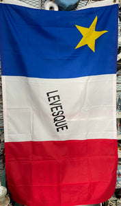 Drapeau acadien 36’’x 60’’ (personnalisé) drapeau