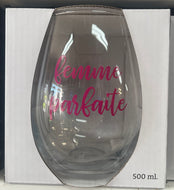 Verre à vin cadeau (femme parfaite....)