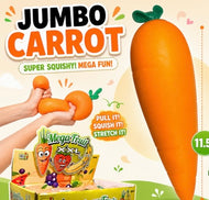 Jumbo Carrot Squishy  11.5 pouces  Nouveautés