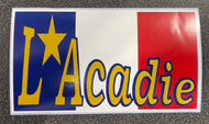 Collant drapeau L'acadie pour automobile 2.65