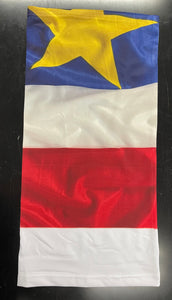 Cache-cou élastique pour moto / Adulte vêtement/ unisexe/ one size (drapeau acadien)