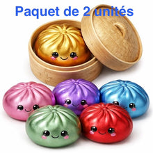 Charger l'image dans la galerie, Qualité Squishy Dumpling mystère Metalic (Paquet de 2 ou 4) Nouveautés
