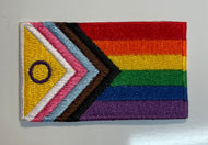 écusson drapeau inclusif LGBT