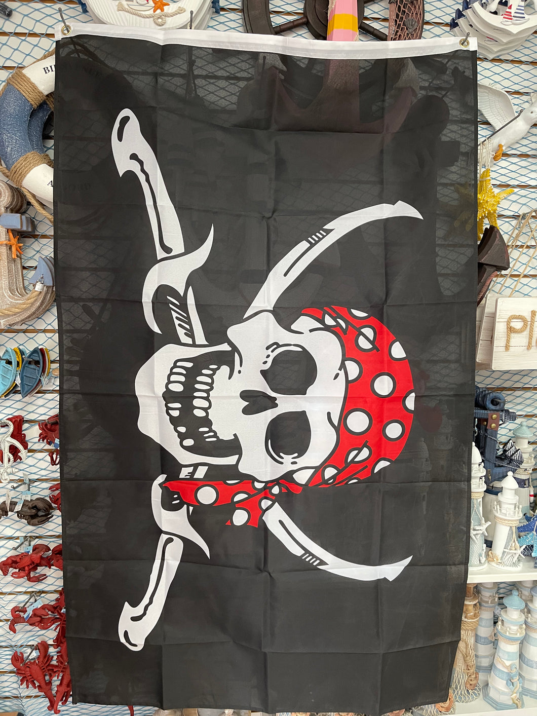 Drapeau Pirate Bandana rouge Flag