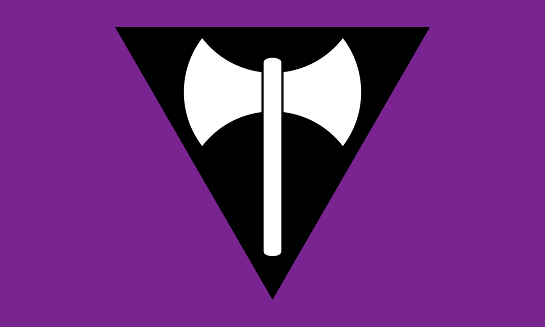 Drapeau Lesbian (w/axe) 36