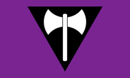 Drapeau Lesbian (w/axe) 36