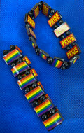 Bracelet arc-en-ciel  en pierre / stone rainbow bracelet