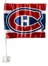 Charger l'image dans la galerie, Drapeau LNH Canadien de Montréal pour fenêtre d’auto NHL
