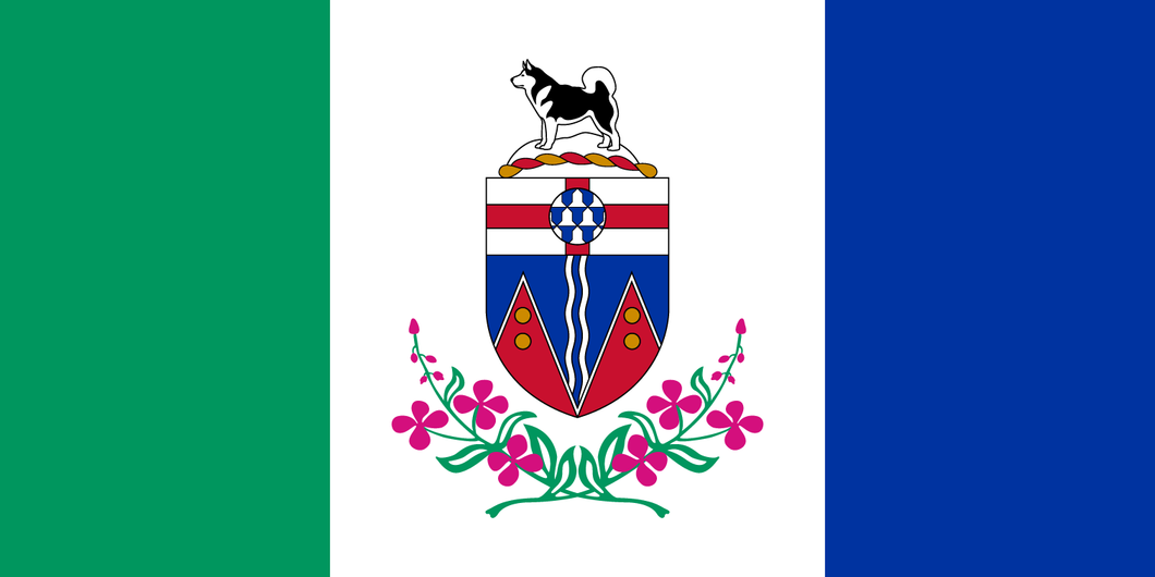 Drapeau Yukon Flag Provinces