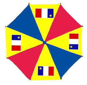 parapluie casque avec élastique acadien / souvenir