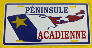 Plaque automobile  "Péninsule Acadienne" (4 saisons)u