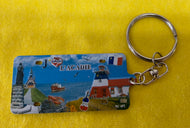 porte-clés l'acadie métal / souvenir