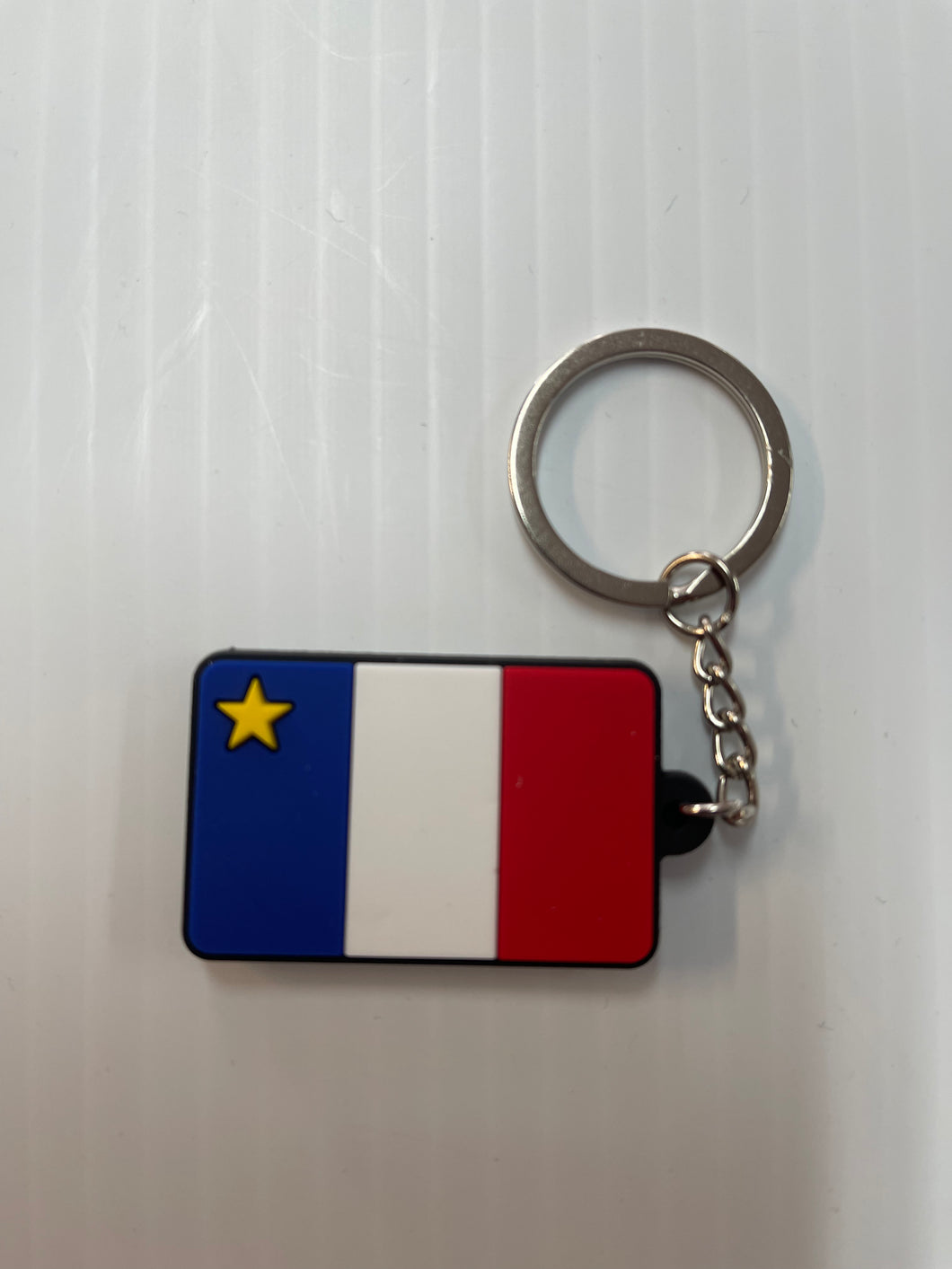 porte-clés drapeau / caoutchouc / souvenir