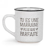 Tasse cadeau blanche (marraine plus que parfaite)